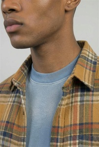 T-shirt Homme Oversize Bleu Col Rond Manches Courtes 100% Coton Tricoté Coupe Décontractée Anti-Plis - Product Image 6