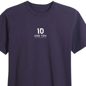 เสื้อยืดคอตตอนรีไซเคิลสำหรับผู้ชาย สีไนท์เชด เป็นมิตรต่อสิ่งแวดล้อม คุณภาพพรีเมียม คอกลม แขนสั้น สวมใส่สบายๆ ใช้ได้ทุกวัน - Product Image 3