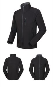 <b>Men's</b> Hooded Windproof Softshell <b>Jacket</b> <b>Winter</b> Nonwoven Breathable <b>Waterproof</b> Zipper High Street Style - Product Image 4