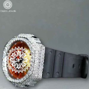 Montre Charm_Jewells de luxe vintage avec cadran carré en diamant, bracelet en acier inoxydable, mouvement mécanique analogique, cadran de 42 mm - Product Image 2
