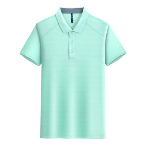 Polo élégant pour homme en piqué 100 % coton, manches courtes, logo personnalisé, tendance, décontracté, vente en gros, OEM, exportation du Bangladesh - Product Image 3