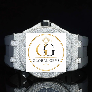 High Quality DEF Lab Moissanite Diamond Watch Colorless Diamond Hip Hop Style Diamond Watch - Product Image 3