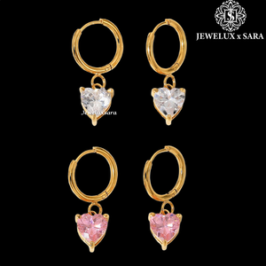 Moissanite Diamond Hoop Butterfly Earrings in Sterling Silver Fashion Jewelry for Daily Wear and Special Event Use - Product Image 3