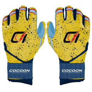Gants de frappe de baseball personnalisés en cuir Cabretta (paume) et cuir de vachette (dorsal) – Performance athlétique – Fournisseur – Prix usine – Équipement de baseball - Product Image 4