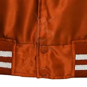 Veste en satin doux au toucher, qualité de couture supérieure, veste en satin tendance, tenue décontractée pour soirée, veste en satin - Product Image 5