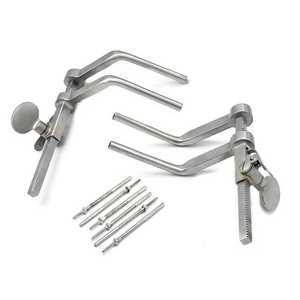 Juego de distractores cervicales Caspar con tornillos y pines, kit completo de instrumentos de acero para cirugía ortopédica, orto-neuroespinal y columna vertebral - Product Image 5