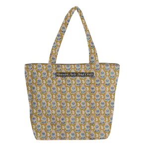 Bolso de mano acolchado de lona de algodón con estampado de bloques coloridos para mujer, hecho a mano Diseño Artesanal indio, ecológico, versátil para todos - Product Image 1