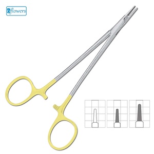 Porte-aiguilles microchirurgicaux TC, pinces manuelles en acier inoxydable et titane, instrument chirurgical pour la chirurgie générale - Product Image 1