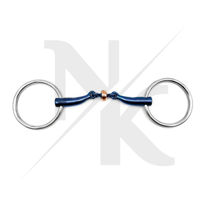 El mejor mordedor de titanio suelto con rodillo de cobre para equitación, salto y entrenamiento de caballos, artículos deportivos de lujo - Product Image 6