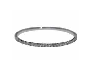 Brazalete de Oro de 18K con Diamante Cultivado en Laboratorio de 4.20 CT, Certificado por IGI, para Mujer |   Joyería de Lujo para Bodas y Fiestas - Product Image 5