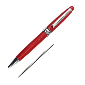 促销金属扭曲圆珠笔企业礼品定制标志1.0毫米圆珠笔黑色墨水笔