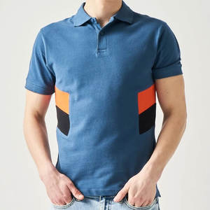 Camisetas de Punto de Manga Corta para Hombre, Antiarrugas, Color Sólido, Nueva Moda, Alta Calidad, Colores y Tallas Personalizadas, Servicio OEM, Venta al Por Mayor - Product Image 3