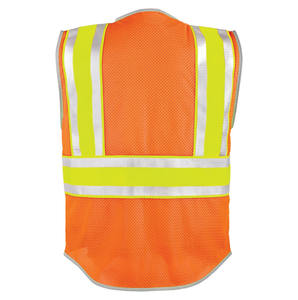 Chaleco de Seguridad Reflectante Personalizado de Alta Visibilidad, Transpirable, con Múltiples Bolsillos, para Deportes al Aire Libre, Correr, Trabajo, Construcción, para Hombre - Product Image 5