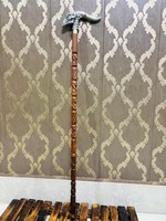Bastón de Madera de Diseño con Cabeza de Dragón de Latón para el Día de San Valentín y Graduaciones