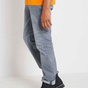 Pantalones Vaqueros de Moda para Hombre, Hechos de Tela de Algodón, Diseño Único, Venta Caliente, Pantalones Vaqueros Largos - Product Image 2