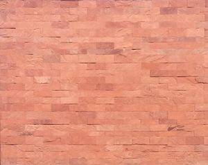 Dalles en grès rouge naturel, découpées à la machine, design rustique, pavés extérieurs, finition de surface à effet fendu - Product Image 2