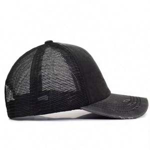 Gorra Trucker de 5 Paneles de Algodón para Verano, Estilo Hipster Unisex, Vintage, con Hebilla Metálica - Product Image 6