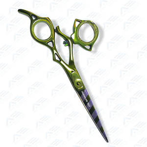 Ciseaux de barbier élégants en acier inoxydable, ciseaux professionnels pour couper les cheveux pour salon et salon de coiffure, instruments de beauté haut de gamme - Product Image 3