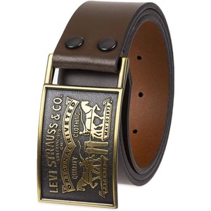 Punk Rock Round <b>Studded</b> Cowhide Leather <b>Belt</b> with Pin Buckle Braided Design for Men & Women-Formal Eco-Friendly 3.8cm Width - Product Image 4