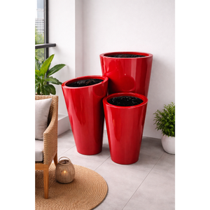 Macetas de Fibra de Vidrio Modernas, Ecológicas, Duraderas, de Alta Calidad, Resistentes a los Rayos UV, para Decoración del Hogar y Jardín - Product Image 1