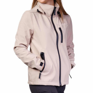 Chaqueta Softshell Transpirable para Mujer, Deportiva, Casual, Estampada, con Puños Ajustables, de Secado Rápido, Impermeable, con Acabado de Nailon para Exteriores - Product Image 4