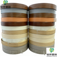 Bande de bordure MINGBANG pour meubles, grain de bois 0,4 mm-3 mm, pour scellement des bords de table, étanche, durable, bande de scellement, vente en gros d'usine