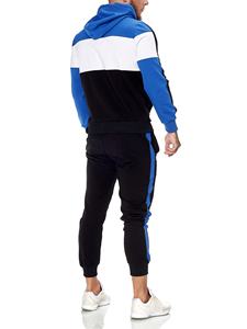 Nueva Colección Primavera Conjunto Deportivo para Hombre con Sudadera con Capucha y Cremallera Completa, Pantalones Jogger y Diseño de Bloques de Color - Product Image 5