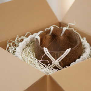 Maceta Colgante de Cáscara de Coco con Cuerda de Macramé, Tema de Frutas, Maceta para Plantas Suculentas, Decoración del Hogar, Decoración Interior y Exterior - Product Image 3