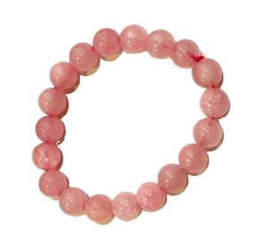 Wholesale Handmade 8mm 10mm 12mm <b>Rose</b> <b>Quartz</b> <b>Bracelets</b> for Women Nature Pink Crystal Beads for Decoration - Product Image 1