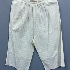กางเกงลำลองทรงฮาเร็มผ้าฝ้ายและผ้าลินิน กางเกงผ้าฝ้ายเทียม กางเกงผ้าฝ้ายเทียม - Product Image 1