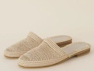 Women’s Handmade Raffia Sandals – Moroccan Straw Summer <b>Slippers</b> - Product Image 2