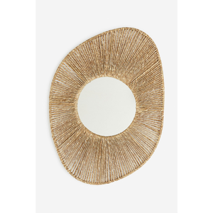 Natural Seagrass Sunburst Wall <b>Mirror</b> Handmade Woven Decorative <b>Mirror</b> for Modern Coastal Nordic Home Decor - Product Image 1