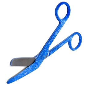 Tijeras para Vendajes de Primera Calidad con Diseño de Gotas de Rocío Azules, 5.5 Pulgadas (14 cm), Instrumentos Médicos de Acero Inoxidable de Alta Calidad - Product Image 1