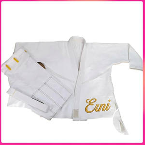 Kimono Profesional de Jiu Jitsu Brasileño (BJJ) para Competencia y Entrenamiento, Traje de Judo con Cinturón Blanco de Alta Calidad - Product Image 4