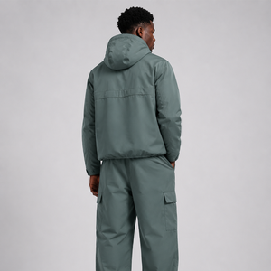 Casual Hooded <b>Waterproof</b> Insulated Parka Utility Windbreaker Custom Logo Lightweight <b>Cargo</b> <b>Pants</b> Outdoor Hiking Wear Tracksuit - Product Image 3