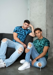 T-shirt Tie-Dye Homme Tendance Coupe Ample Manches Courtes Motif Spirale Audacieux Style Créatif - Product Image 2