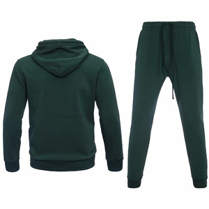 Conjunto de Ropa Deportiva de Invierno de Primera Calidad con Sudadera con Capucha y Cremallera Completa, Diseño Sólido, para Gimnasio y Correr, Conjunto de Ropa de Verano - Product Image 2