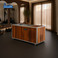 Baño de Hidromasaje Frío para Jardín, Acero Inoxidable 316SS, Bañera de Hielo, Cedro Rojo, WiFi Inteligente, Enfriador UKCA, DDP Reino Unido, para Estudio de Bienestar, Gimnasio en Casa