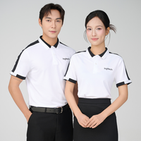 T-shirt polo unisexe 175gsm matériau léger et durable avec épaule élégante idéal pour les écoles, les bureaux ou les uniformes de travail