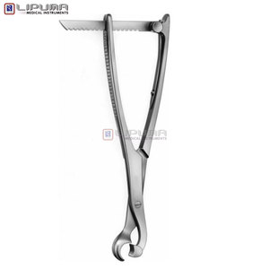 Pinzas para Huesos Lambotte con Mandíbula Móvil, Tamaño Mediano, Mandíbulas de 13 mm, Longitud de 260 mm (10 1/4''), Instrumentos Médicos Quirúrgicos para Huesos - Product Image 4