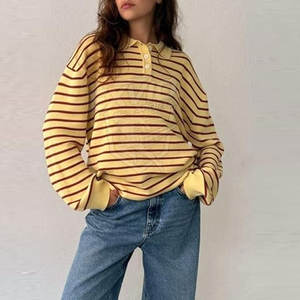 Chemises polo pour femmes en coton/polyester, grandes tailles, vente en gros d'usine, chemises polo surdimensionnées pour femmes - Product Image 3