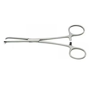 Pince à pansements manuelle Cardinale en acier inoxydable durable, outil chirurgical de haute qualité pour hémostase en gynécologie, certifiée CE - Product Image 1