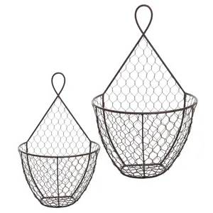 Luxury Handmade Metal <b>Basket</b> for Global Wholesale Home Decor MarketsStylish Handmade Luxury Degradable Iron Wire <b>Basket</b> Storage - Product Image 1
