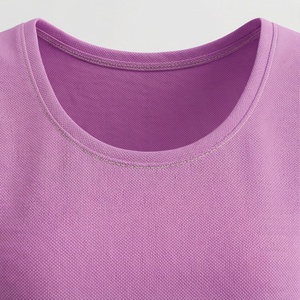 <b>Women's</b> 2 Piece Sporty <b>Set</b> Sleeveless Crop <b>Top</b> <b>and</b> Above Knee <b>Shorts</b> Solid Knitted Breathable Summer Wear - Product Image 4