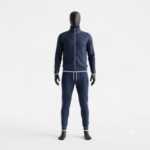 Conjunto Deportivo Ligero para Hombre con Cierre Frontal, Ropa Cómoda para Ejercicio, Ropa Deportiva Informal para Correr - Product Image 1