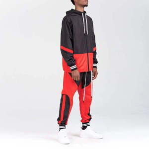 Veste coupe-vent pour homme de haute qualité, nouveau style décontracté, automne, tissu polyester/coton, fermeture à cordon, capuche, couleur unie - Product Image 1