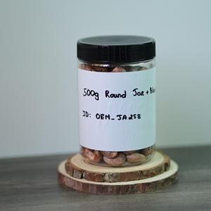 OEM Service Premium Organic Roasted Cashew <b>Nuts</b> 350g Clear Jar Buttery Salty Custom Grade 12 Months Shelf Life from Vietnam - Product Image 4