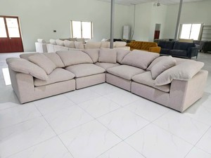 Sofá Cama Inflable en Forma de L de Diseño Europeo, con Funda Extraíble, Tejido Lavable Ecológico, Asientos Reclinables, Suave, para Apartamento - Product Image 5