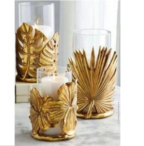 Accessoires de décoration de mariage à domicile, porte-bougie, nouveau design, porte-bougie votif, finition dorée, porte-bougie en métal pour bougies chauffe-plat - Product Image 3