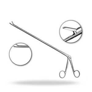 Rongeur pituitaire denté 250mm 300mm, instrument chirurgical neurochirurgical pour la colonne vertébrale, pour l'élimination des tissus discaux - Product Image 1